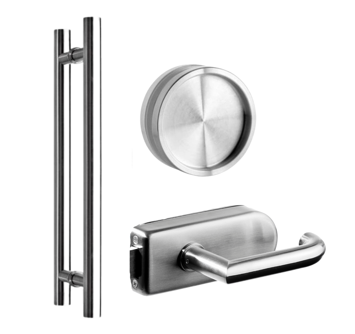 Kování pro celoskleněné dveře