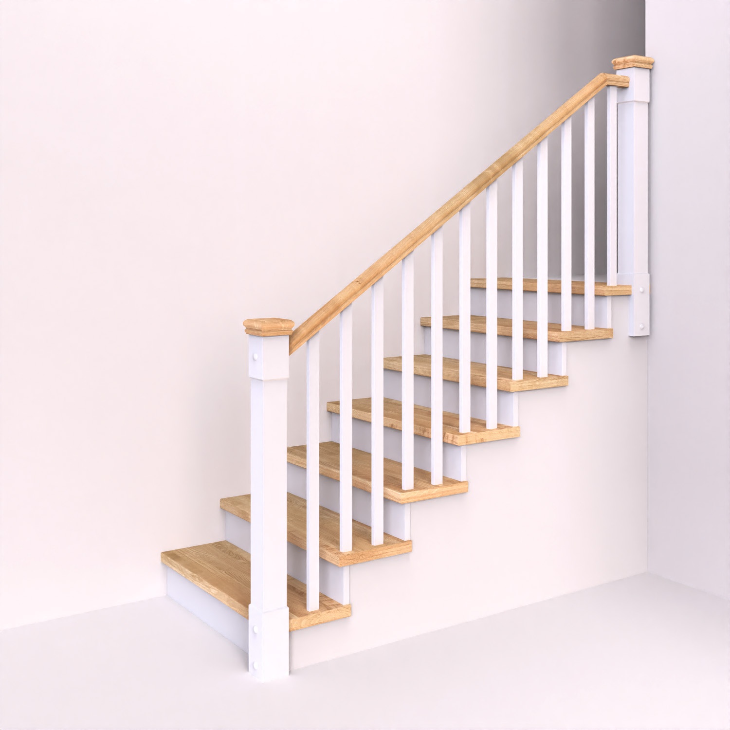 Obklad schodiště, Anglický styl