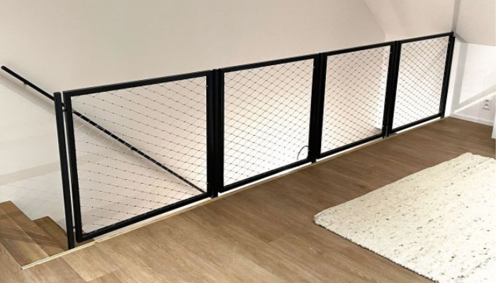 Kazetové ocelové zábradlí