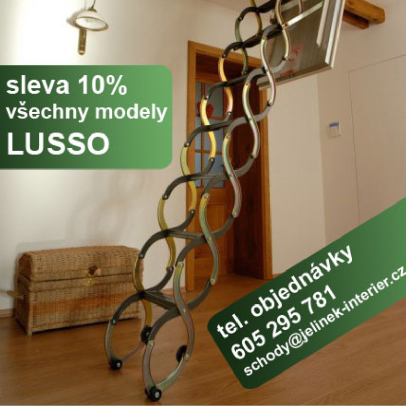 Půdní schody LUSSO – sleva 10 %