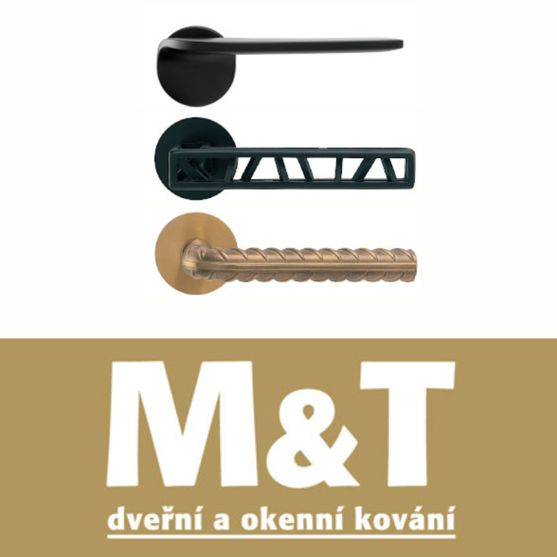 Designové kliky na dveře a dveřní kování M&T