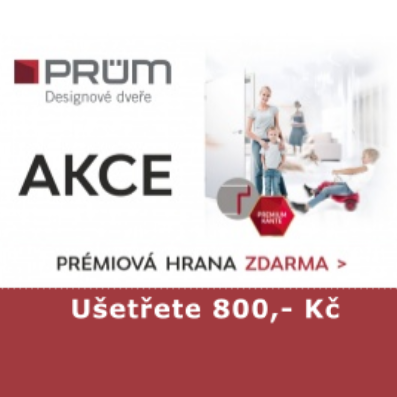 Prémiová hrana ZDARMA pro interiérové dveře PRÜM