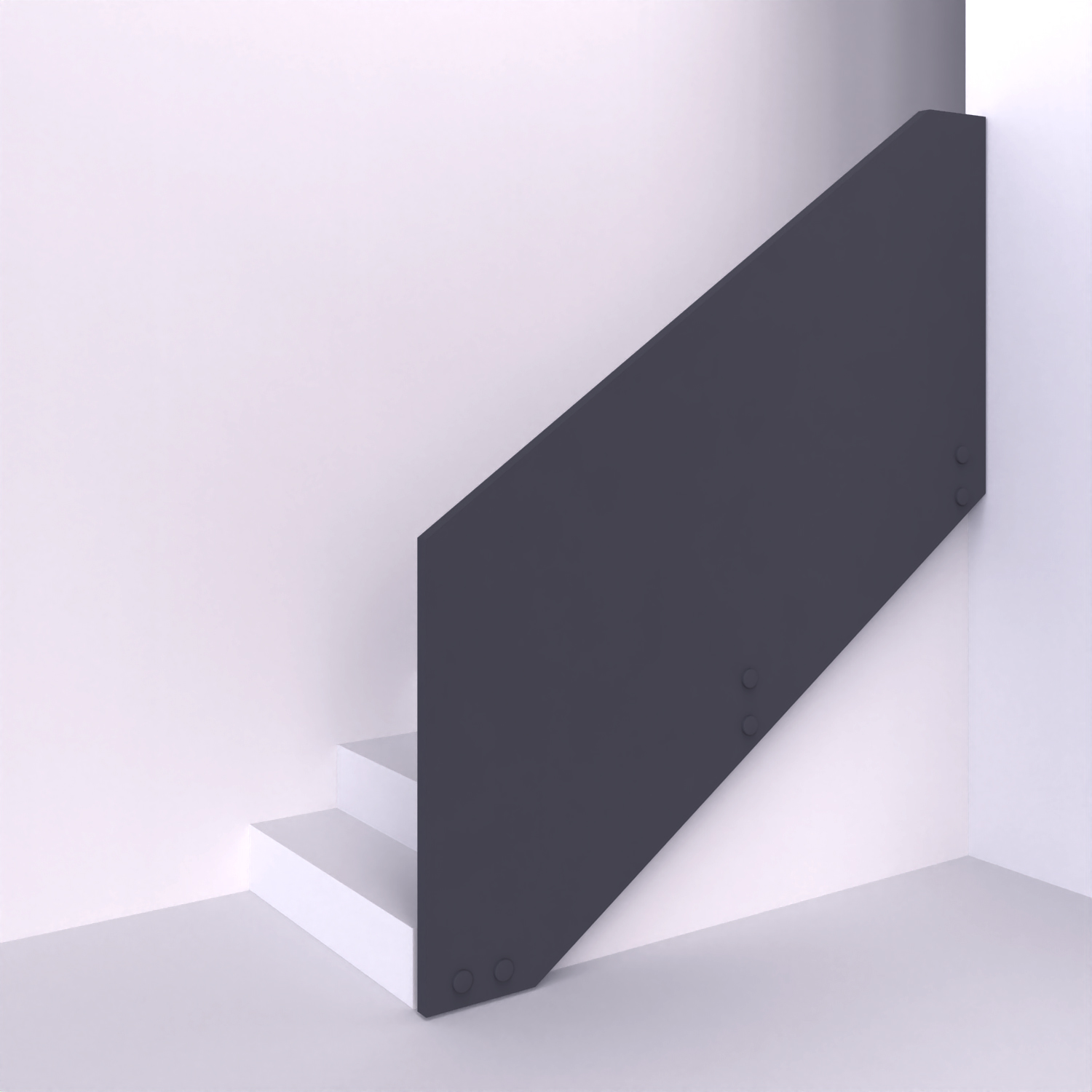 Dřevěné zábradlí, deskové panelové