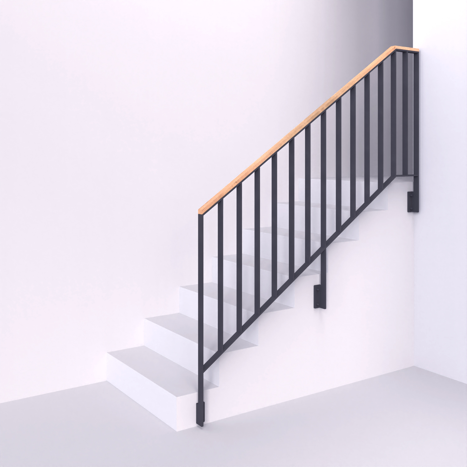 Ocelové pásovinové zábradlí se svislou výplní