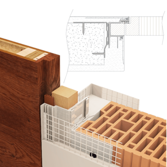 Dveře zarovnané se stěnou