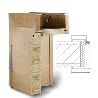 Dveře s polodrážkou (falcem)