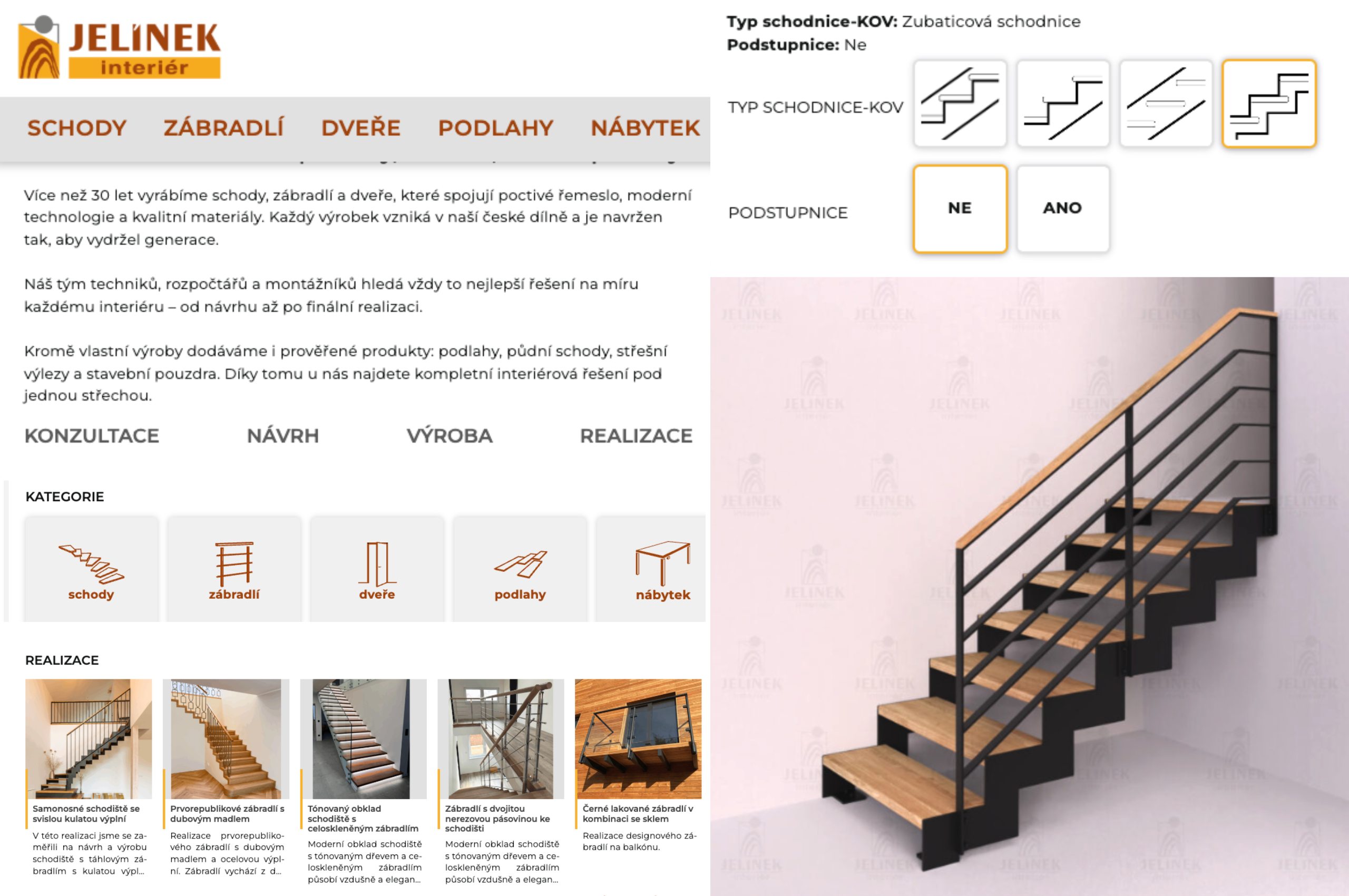 Po téměř 20 letech nastal čas, aby naše on-line prezentace dohnala kvalitu našeho řemesla. Představujeme Vám náš nový, rychlý a do posledního detailu vyladěný web – www.jelinek-interier.cz!